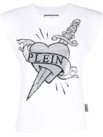 Philipp Plein débardeur à épaulettes - Blanc - thumbnail