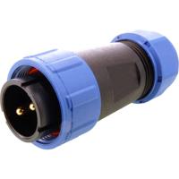 Deko Light 940060 Ronde connector Stekker, recht Totaal aantal polen: 2 1 stuk(s)