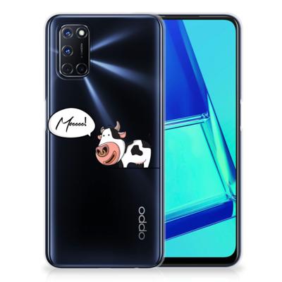 OPPO A52 | A72 Telefoonhoesje met Naam Cow OPPO A52 | A72 Telefoonhoesje met Naam Cow