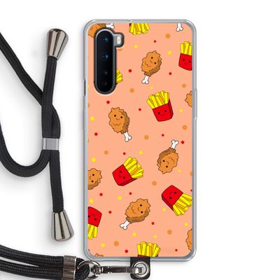 Chicken 'n Fries: OnePlus Nord Transparant Hoesje met koord
