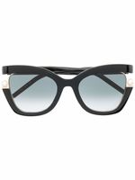 Carolina Herrera lunettes de soleil à monture oversize - Noir
