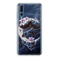 Vleermuizen Maan: Huawei P20 Pro Transparant Hoesje