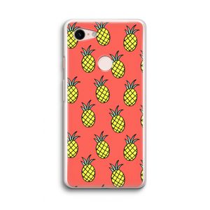 Ananas: Google Pixel 3 Transparant Hoesje