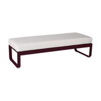 Fermob Bellevie 2-zitshocker Black Cherry - Off-White