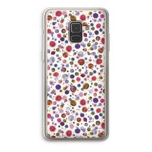 Planets Space: Samsung Galaxy A8 (2018) Transparant Hoesje
