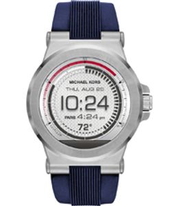 Horlogeband Michael Kors MKT5008 Rubber Blauw 13mm