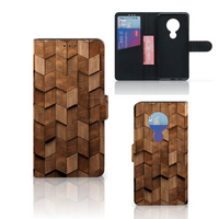Book Style Case voor Nokia 7.2 | Nokia 6.2 Wooden Cubes
