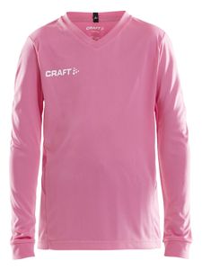 Craft 1906886 Squad Solid Jersey LS JR - Pop - 134/140