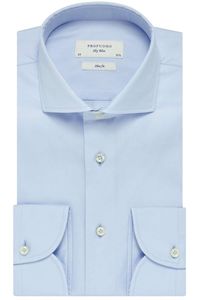 Profuomo Sky Blue Slim Fit Overhemd lichtblauw, Effen