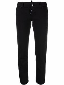 DSQUARED2 pantalon court à taille basse - Noir