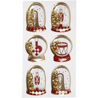 Vivi Gade Shaker stickers, notenkraker, afm 49x32+45x36 mm, goud, 6 stuk/ 1 doos