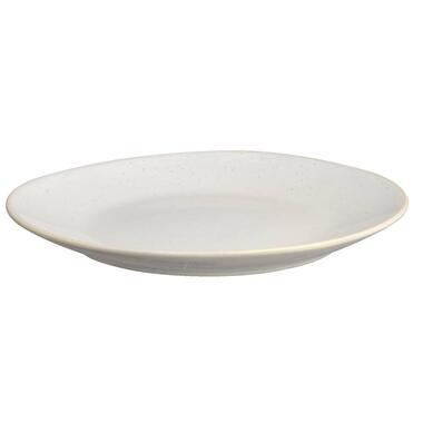 Dinerbord Esti - wit stoneware - Ø26,5 cm - Leen Bakker