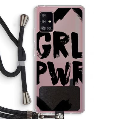 Girl Power #2: Samsung Galaxy A51 5G Transparant Hoesje met koord