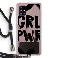 Girl Power #2: Samsung Galaxy A51 5G Transparant Hoesje met koord