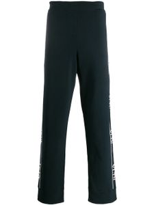 Valentino Garavani pantalon de jogging VLTN à bandes latérales - Bleu