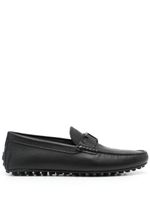 Tod's logo-plaque leather loafers - Noir - thumbnail