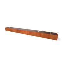 Taula cortenstaal watertafel 6000x600x400 mm - Geroba