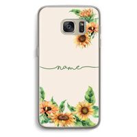Zonnebloemen: Samsung Galaxy S7 Transparant Hoesje
