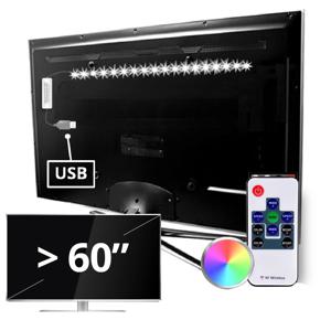 Tv led strip set met 1 RGB strip voor tv’s > 60 inch