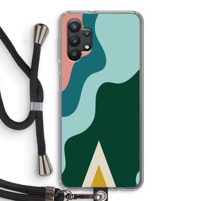 Noor B: Samsung Galaxy A32 5G Transparant Hoesje met koord