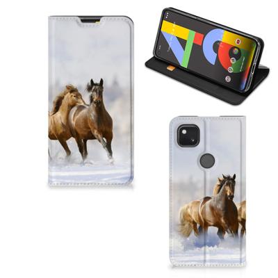 Google Pixel 4a | Hoesje maken | Paarden