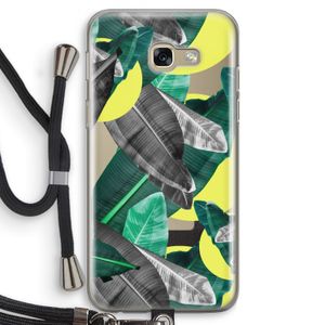 Fantasie jungle: Samsung Galaxy A5 (2017) Transparant Hoesje met koord