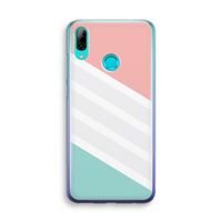 Strepen pastel: Huawei P Smart (2019) Transparant Hoesje