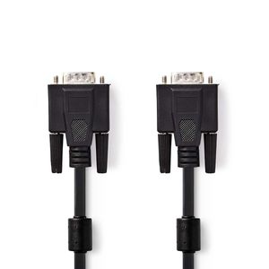 Nedis VGA-Kabel | VGA Male | VGA Male | 1280x768 | 10 m | 1 stuks - CCGP59000BK100 CCGP59000BK100