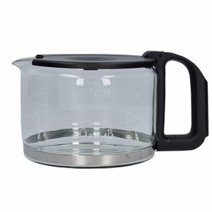 Koffiepot - 14,5 liter - zwarte deksel - handvat - 1,4 liter - glas - reserve