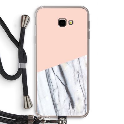 A touch of peach: Samsung Galaxy J4 Plus Transparant Hoesje met koord