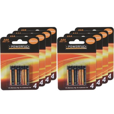 Powerful Batterijen - AAA type - 32x stuks - Alkaline