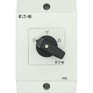 Eaton T3-4-8410/I2 elektrische schakelaar Tuimelschakelaar 3P Zwart, Wit