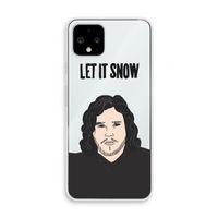 Let It Snow: Pixel 4 Transparant Hoesje