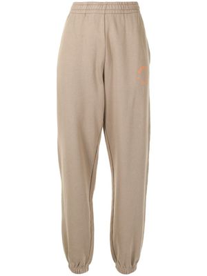 7 DAYS Active pantalon de jogging Monday à logo imprimé - Marron