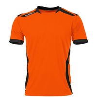 Hummel 110106K Club Shirt Korte Mouw Kids - Orange-Black - 116 - thumbnail