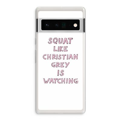 Christian Grey: Google Pixel 6 Pro Transparant Hoesje
