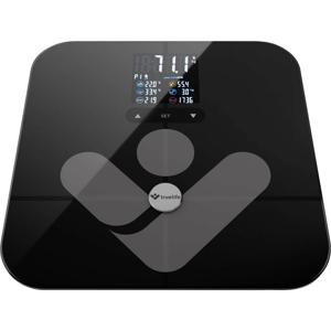 truelife FitScale W7 BT Personenweegschaal Weegbereik (max.): 180 kg Zwart Met Bluetooth