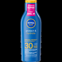 NIVEA SUN Protect & Hydrate Zonnebrand SPF 30 200ml Zonnecreme Beschermt en hydrateert Met Vitamine C & Hyaluron Zonnebrandcreme Trekt snel in bij Jumbo