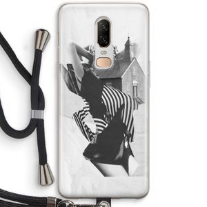 House: OnePlus 6 Transparant Hoesje met koord