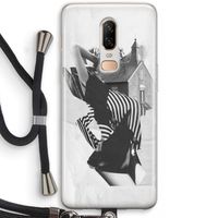 House: OnePlus 6 Transparant Hoesje met koord