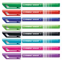 Stabilo sensor fineliners 0.3 mm, 8st.