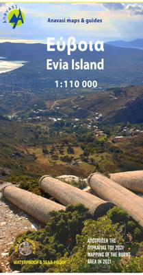 Wandelkaart - Fietskaart - Wegenkaart - landkaart 4 Evia - Skyros | Anavasi