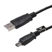 Akyga USB-kabel USB-A stekker, USB-mini-B stekker 1.00 m Zwart AK-USB-22