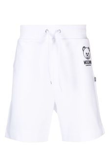 Moschino short à patch Teddy Bear - Blanc