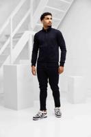 Malelions Pique Zip Trainingspak Heren Donkerblauw - Maat M - Kleur: Donkerblauw | Soccerfanshop Malelions Pique Zip Trainingspak Heren Donkerblauw - Maat M - Kleur: Donkerblauw | Soccerfanshop