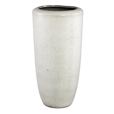 Kyleigh Beige Ronde Keramische Pot Hoog XL