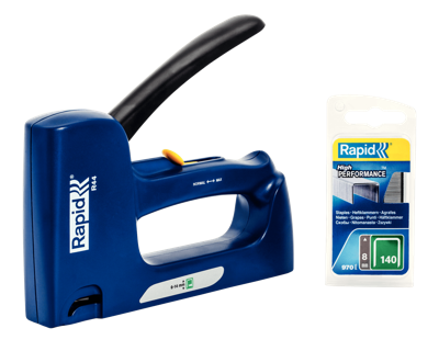 Rapid Handtacker R44 | Incl. 970 Stuks Vlakdraadnieten Nr. 140/8 - 5000624