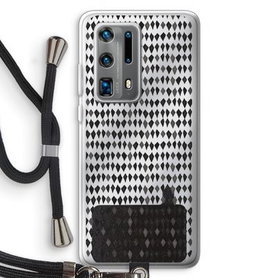 Crazy shapes: Huawei P40 Pro Plus Transparant Hoesje met koord