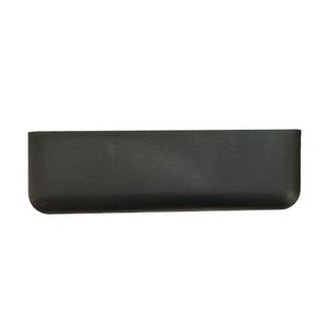 Zwarte plastic rechthoekige poot 4,5 cm