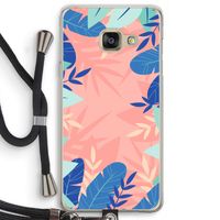 Tropisch: Samsung Galaxy A3 (2016) Transparant Hoesje met koord